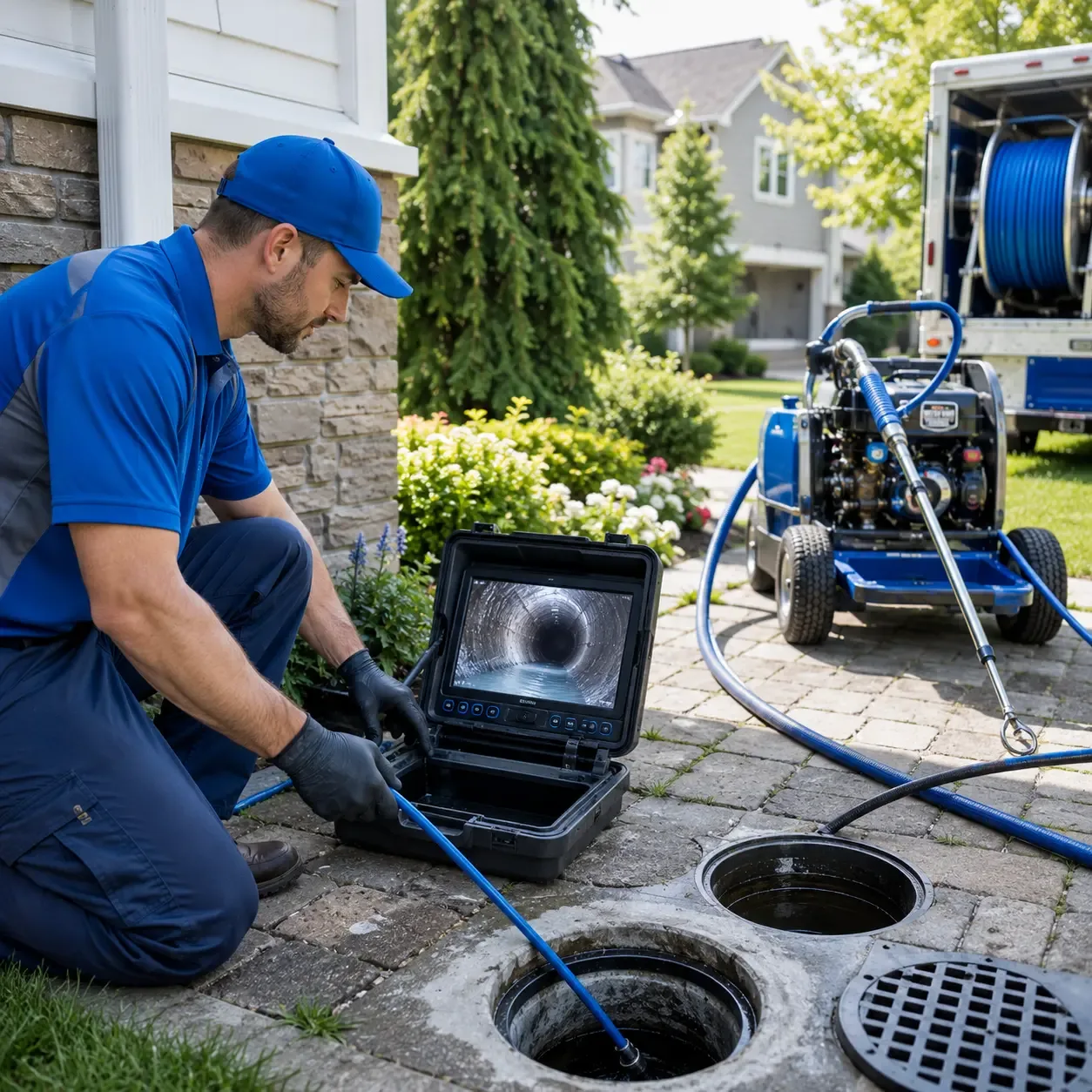 Outdoor drain cleaning professionals serving Haugen, WI